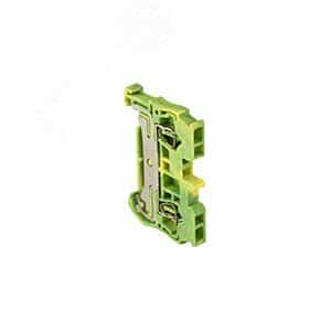 Колодка клеммная самозажимная JXB-ST-2.5 земля PROxima (plc-jxb-st-2.5-pen)