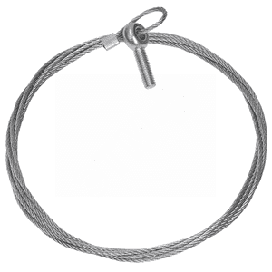 Купить Трос стальной с рым-болтом М6 10м (CLP1M-SRB-2-6-10) Трос стальной с рым-болтом М6 10м (CLP1M-SRB-2-6-10)