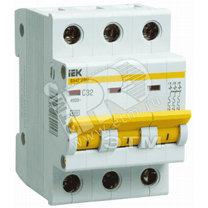Выключатель автоматический трехполюсный 8A C ВА47-29М 4.5кА (MVA21-3-008-C)