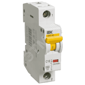 Выключатель автоматический ВА 47-60 1Р 6А 6кА B (MVA41-1-006-B)