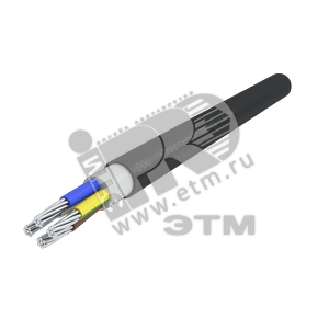 Кабель силовой АППГнг(А)-HF 4х25мк (PE)-1 многопроволочный черный (барабан)