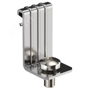 Зажим балочный верт. 1-5мм с отгибом и винтом М6х10 HDZ IEK CME21-BZOV-06-HDZ