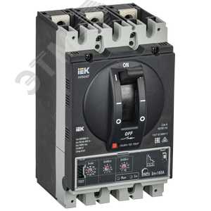 ARMAT Автоматический выключатель в литом корпусе 3P D 50кА 160А эл. станд. IEK AR-MCCB-3D-050-0160A-ELSC
