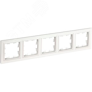 BRITE Рамка 5-местная РУ-5-БрБ белый IEK BR-M52-K01