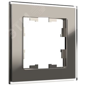 BRITE Рамка 1 -местная РУ-1-2-БрД стекло дымчатый IEK BR-M12-G-K30