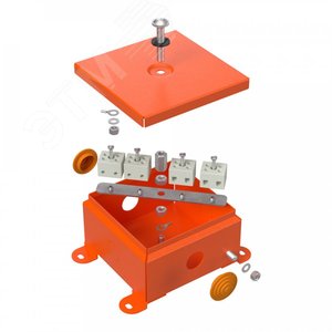 Коробка металлическая огнестойкая 70-0360-FR2.5-8 Е15-Е120 110х110х65 70-0360-FR2.5-8