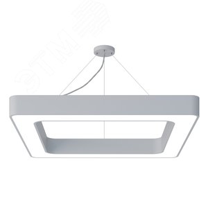 Светильник светодиодный Geometria Quadro SPO-162-W-40K-070 70Вт 4000К 4200Лм IP40 800*800*80 белый подвесной Б0050584