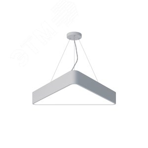 Светильник светодиодный Geometria Delta SPO-151-W-40K-030 30Вт 4000К 2900Лм IP40 600*600*80 белый подвесной Б0050574