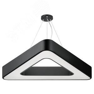 Светильник LED Geometria Delta SPO-153-B-40K-030 30Вт 4000К 2100Лм IP40 600*80 черный подвесной драйвер внутри Б0058871