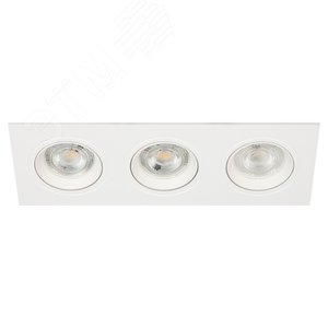 Встраиваемый светильник декоративный KL92-3 WH MR16/GU5.3 белый, пластиковый (MR16/GU5.3 в комплект не входит) Б0054376