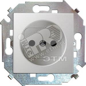 15 Розетка 2P со шторками 16А 250В винтовой зажим белый 1591444-030