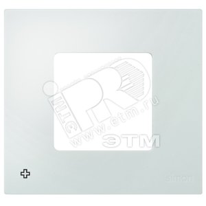 Рамка-декор на 1 пост для 2700610-03 S27Pl антибактериальная белый 2700617-060