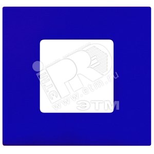 Рамка-декор на 1 пост для 2700610-03., S27Pl, Артик синий 2700617-083