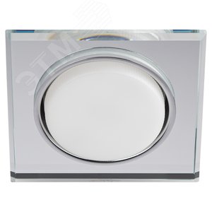 Встраиваемый светильник со светодиодной подсветкой DK LD50 MR GX53 зеркальный Б0057472