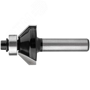 Фреза кромочная конусная с нижним подшипником, угол 45 гр, DxL = 25 х 50 мм 36687