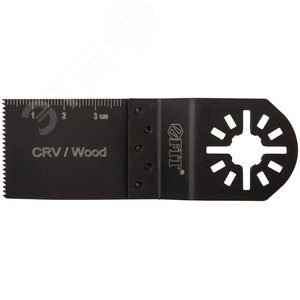 Полотно пильное фрезерованное ступенчатое, CrV сталь, 32.5 мм х 0.6 мм 37904