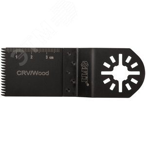 Полотно пильное шлифованное ступенчатое, CrV сталь, 32.5 мм х 0.6 мм 37912