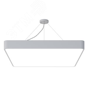 Светильник светодиодный Geometria Quadro SPO-164-W-40K-110 110Вт 4000К 17300Лм IP40 800*800*80 белый подвесной Б0050588