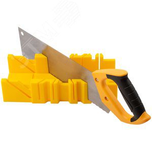 Стусло пластиковое желтое с пилой 350 мм 41263