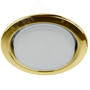Светильник встраиваемый под лампу GX53 KL35 GD /1 (к) 220V, 13W, золото Б0049008