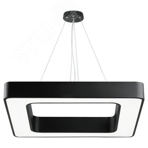 Светильник LED Geometria Quadro SPO-161-B-40K-060 60Вт 4000К 5500Лм IP40 600*600*80 черный подвесной драйвер внутри Б0058891