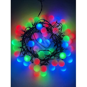 Гирлянда LED Нить Шарики d18мм, 5 м мультиколор, 220V ENIN - 18BM Б0047968