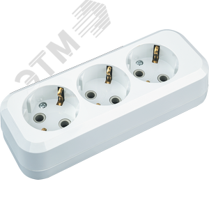Колодка NCA-BL01-03-E-WH 3гн с/з пласт. Navigator 61584
