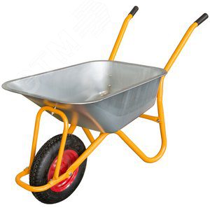 Тачка строительная, 75 л, грузоподъемность 170 кг 77556