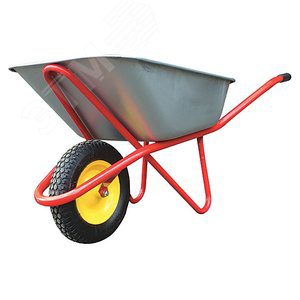 Тачка строительная, 110 л, грузоподъемность 220 кг, Профи 77612