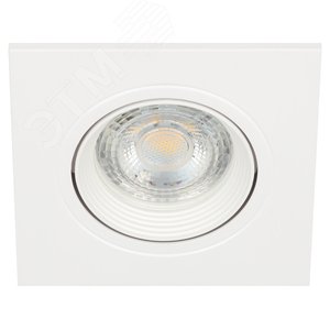 Встраиваемый светильник декоративный KL92-1 WH MR16/GU5.3 белый, пластиковый (MR16/GU5.3 в комплект не входит) Б0054374