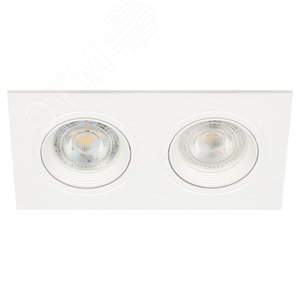 Встраиваемый светильник декоративный KL92-2 WH MR16/GU5.3 белый, пластиковый (MR16/GU5.3 в комплект не входит) Б0054375