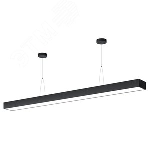 Светильник светодиодный Geometria Block SPO-115-B-40K-036 36Вт 4000К 3100Лм IP40 1200*100*50 черный подвесной Б0050547