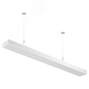 Светильник LED Geometria Block SPO-115-W-40K-036 36Вт 4000K 3100Лм IP40 1200*100*50 белый подвесной драйвер внутри Б0058864