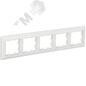 BRITE Рамка 5-мест. РУ-5-Бр бел./бел. IEK BR-M52-12-K01