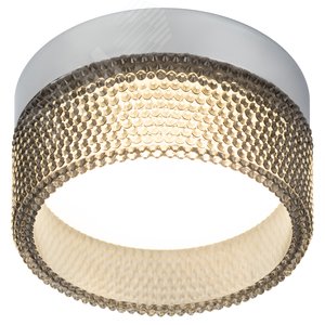 Встраиваемый светильник под лампу GX53 DK97 CH/BK хром черный Б0057462