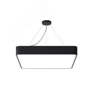 Светильник светодиодный Geometria Quadro SPO-163-B-40K-050 50Вт 4000К 3700Лм IP40 600*600*80 черный подвесной Б0050587
