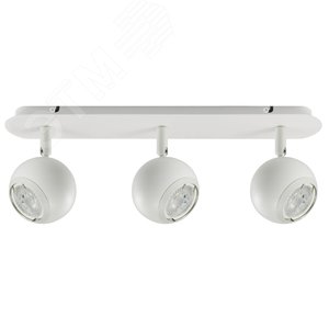 Светильник настенно-потолочный спот OL36-3 WH MR16 GU10 IP20 белый Б0056373