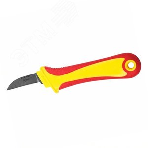 Нож монтажника нержавеющая сталь прямое лезвие, REXANT etm12-4936