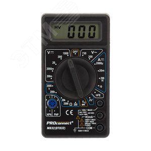 Мультиметр портативный M838 DT838, REXANT etm13-3013