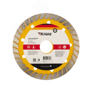 Диск алмазный отрезной Turbo 115x22.2x2.4x10 мм etmKR-90-0120