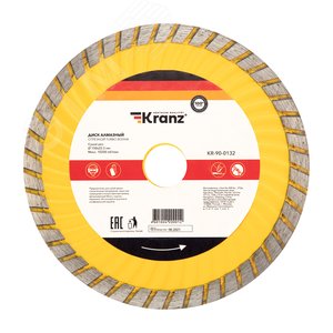 Диск алмазный отрезной Turbo волна 150x22.2x2.2x10 мм etmKR-90-0132