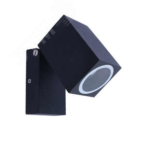 Декоративная подсветка WL37 BK MR16/GU10, черный, для интерьера, фасадов зданий лампа MR16 ( в комплект не входит) Б0054408