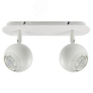 Светильник настенно-потолочный спот OL36-2 WH MR16 GU10 IP20 белый Б0056371