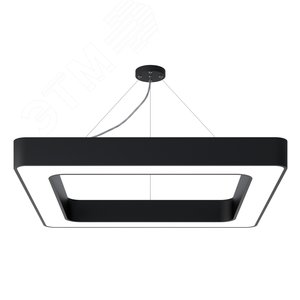 Светильник светодиодный Geometria Quadro SPO-162-B-40K-070 70Вт 4000К 4200Лм IP40 800*800*80 черный подвесной Б0050585