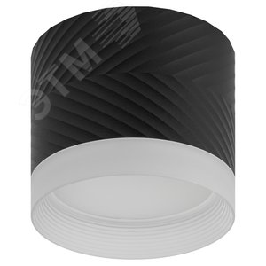 Светильник настенно-потолочный спот OL38 BK под GX53 IP20 черный Б0056386