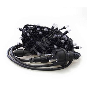 Светодиодная электрогирлянда нить 100 тепл бел светодиодов, 10 м IP44, RB-LD100-WW-E 4690601045362